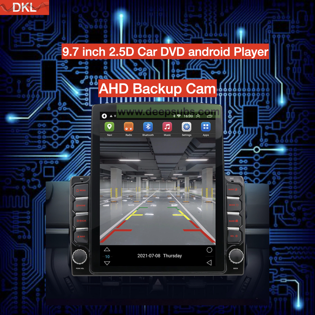 9.7 Inch IPS Car DVD Player Android Big Touch Screen Car Music Stereo Mp3 Mp5 Carplay GPS Car Player