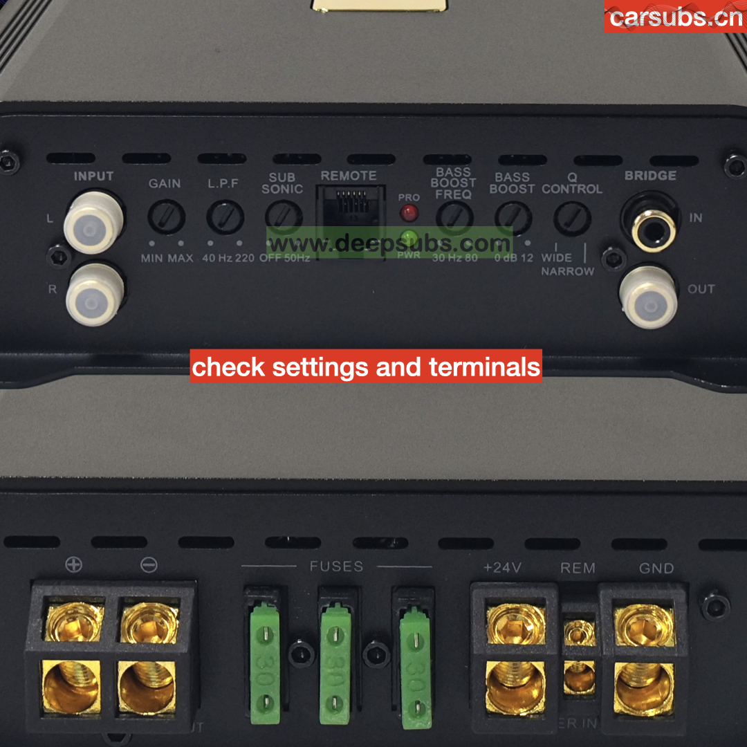 For Trunk Bus 24V Car Amplifier Mono RMS 1200W Strong Bass Amplifier Peak 2500W Max 1ohm Class D Car Amplifier Monoblock - Image 3