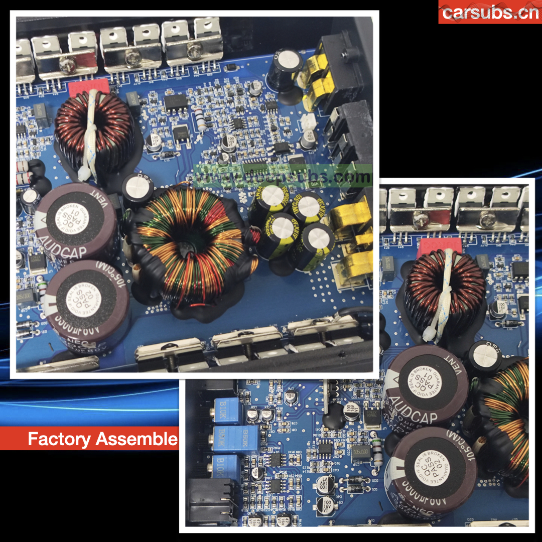 For Trunk Bus 24V Car Amplifier Mono RMS 1200W Strong Bass Amplifier Peak 2500W Max 1ohm Class D Car Amplifier Monoblock - Image 4