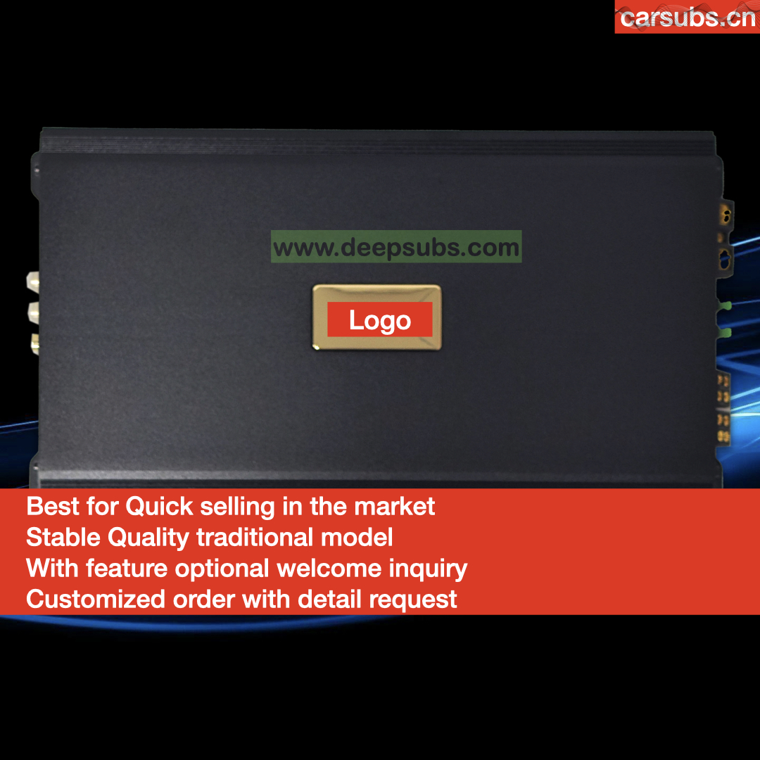 24V Sound Quality Car Amplifier Class AB RMS 80W 4 Ohms 4 Channels Car Door Speakers Amplifier Class AB - Image 5