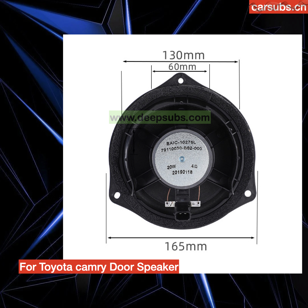 Aftermarket Car Door Speakers 5 Inch RMS 20W Car Speakers for Toyota Camry - Image 3