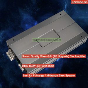 Sound Quality Class GH Car Midrange Speakers PA Amplifier RMS 150W 4 Channels 3000W Fullrange Car Amplifier Class AB