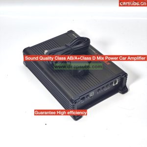 2.1 Channels Car Android Slim Underseat Subwoofer 10 Inch Ported Strong Deep Bass Class AB Cross 3 4 CH Car Amplifier Class D