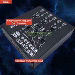 Car Stereo 6 EQ Band 3 Way Equalizer 6 Channels Passive Crossover for Car Amplifier Audio System