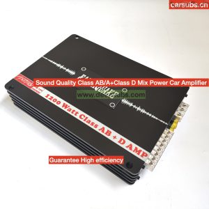 105DB Sound Quality Car Door Amplifier 3 Way Front Class AB Rear Car Subwoofer Amplifier Class D Car Amplifier 4 Channels