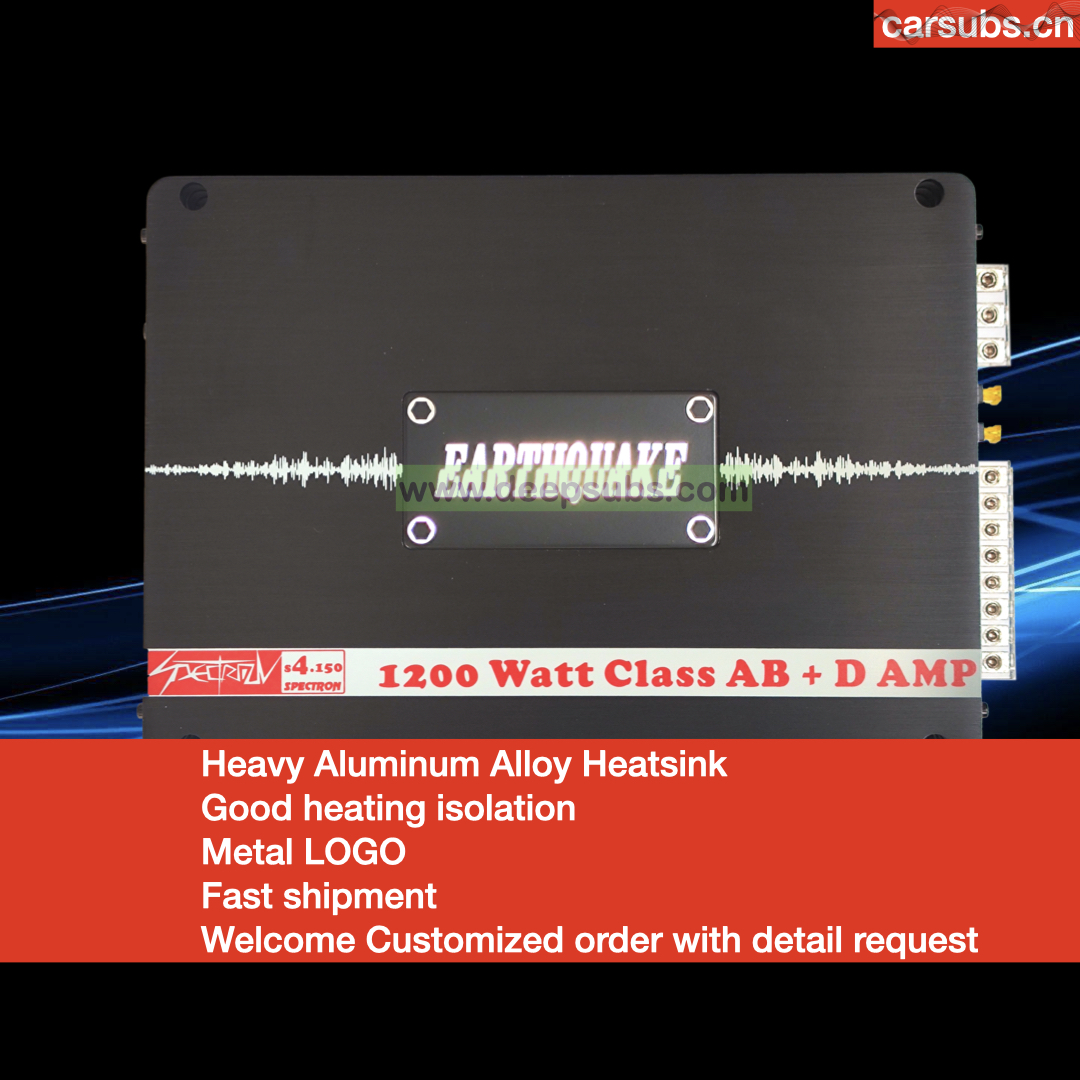 105DB Sound Quality Car Door Amplifier 3 Way Front Class AB Rear Car Subwoofer Amplifier Class D Car Amplifier 4 Channels - Image 2