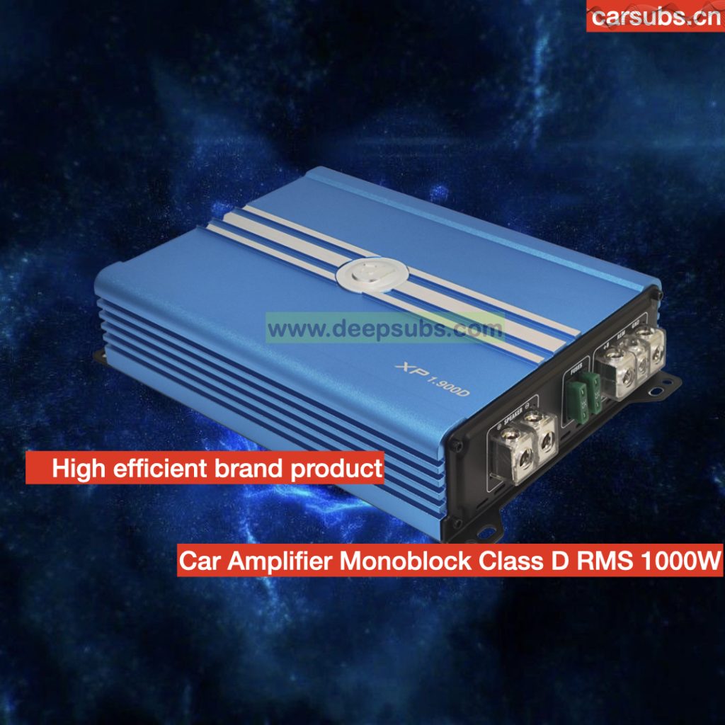 Car Audio Amplifier RMS 850W 2ohm Strong Bass Subwoofer Peak 2000W Class D Car Amplifier Monoblock