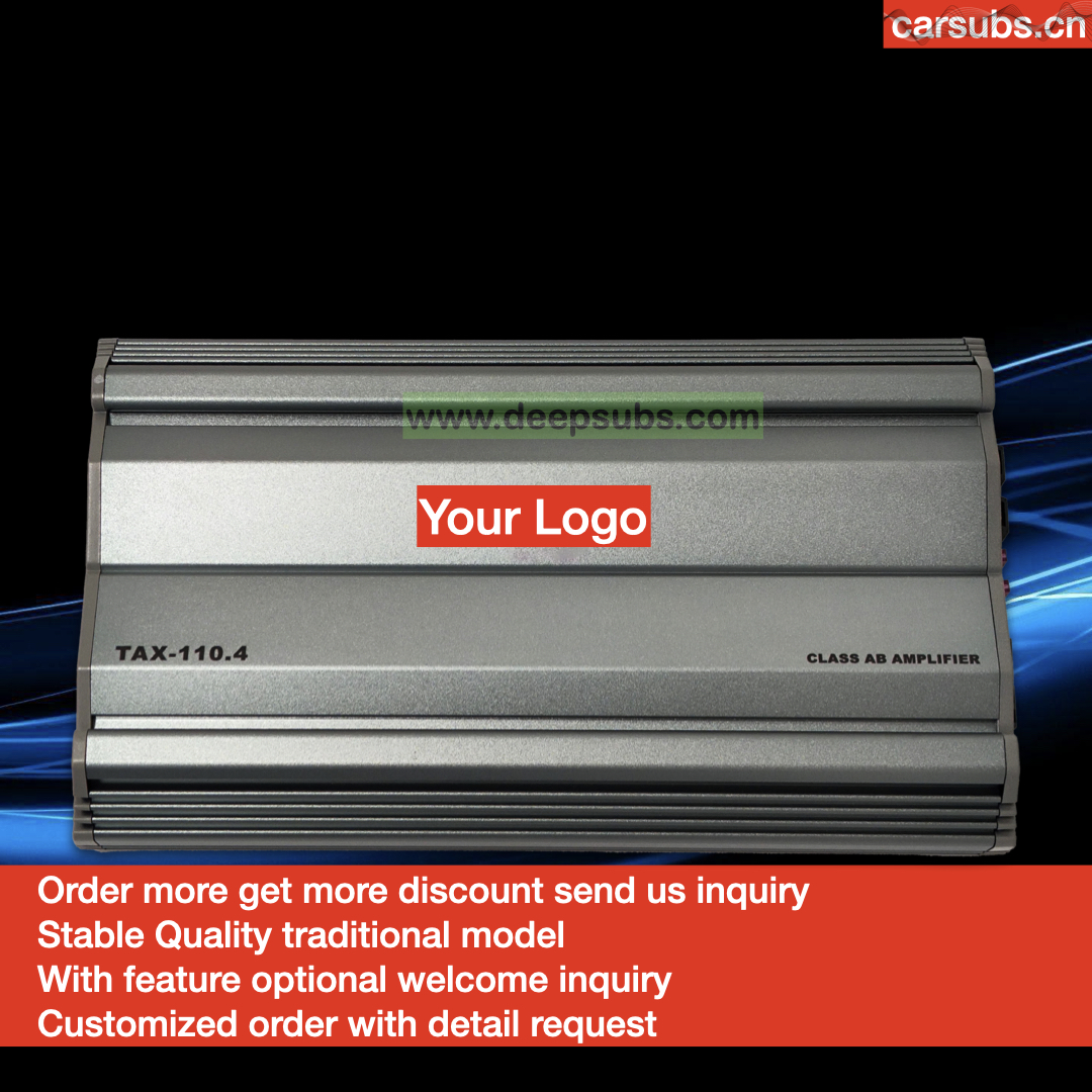 Auto Electronics Car Amplifiers Car Stereo Amplifier Fullrange RMS 110W 4CH 3 Way Tweeter Bass Speakers 2 Way Components Peak 4400W Class AB Car Amplifier - Image 5