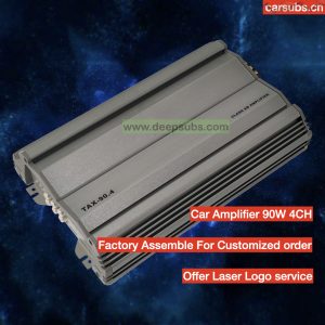 Car Stereo Amplifier RMS 90W 4CH 3 Way Tweeter Bass Speakers 2 Way Peak 3600W Fullrange Amplifier Class AB Car Amplifier