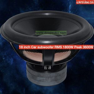 Car Subwoofer 18 Inch Competition Sub RMS 1800W 4 Inch VC Strong Punch Bass Speaker 18" 3600W SPL Car Subwoofer