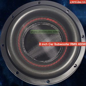 Car Stereo Speaker 8 Inch Active Passive Ported Subs RMS 400W Strong Bass Speaker 8" 800W Peak SPL Car Subwoofer