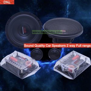 Sound Quality Car Stereo Speaker Components 6 Inch Door Speakers RMS 60W Midrange Tweeter Fullrange 6.5" 2 Way Car Speaker