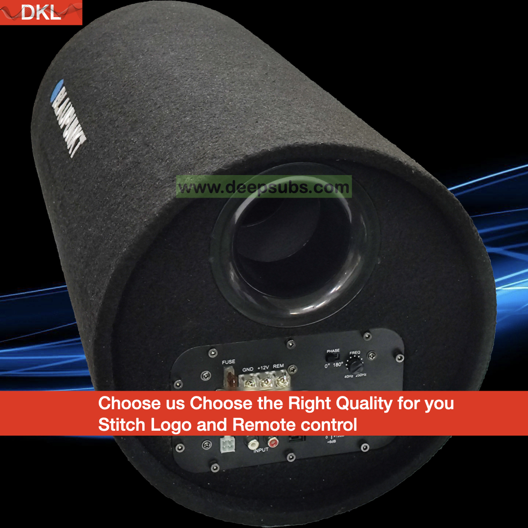 OEM Strong Bass Vented Car Tube Active Subwoofer 8 10 12 Inch Car Subwoofer with Amplifier - Image 4