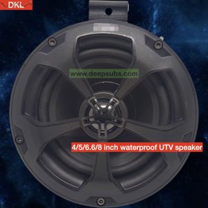 2 Way UTV Speakers 4 5 6 8 Inch Built in BT Dual Active Pasive Subwoofer Waterproof Fullrange Outdoor Car Speaker