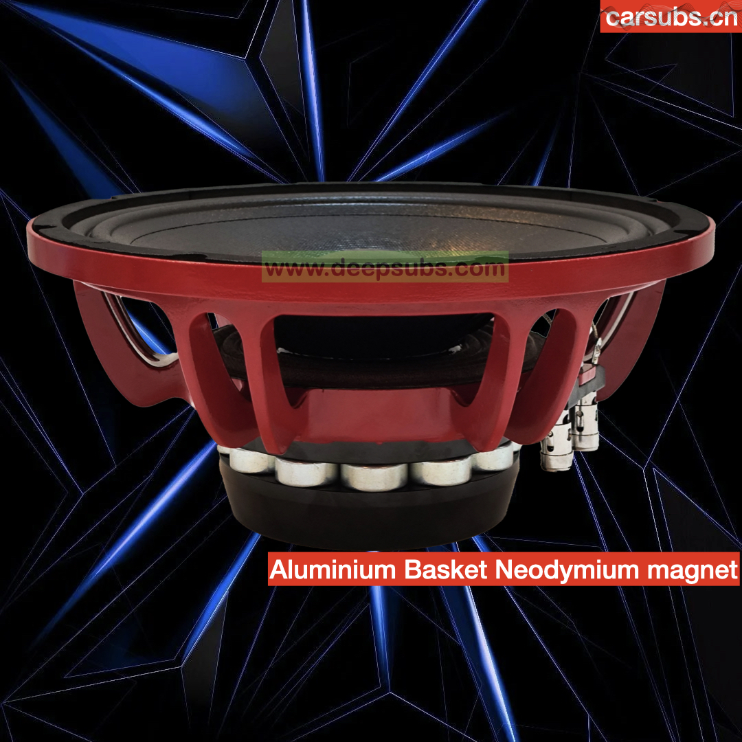 98DB Loud 10" Neodymium Car Bass Subwoofer Speaker RMS 300W Heavy Duty 10 Inch Peak 600W Neo Magnet Car Subwoofer - Image 5
