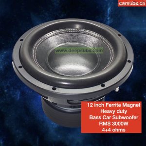 Fs 35hz 12" Car Bass Subwoofer Speaker Competition Sub RMS 3000W Heavy Duty Speaker 12 Inch 6000W Peak SPL Car Subwoofer