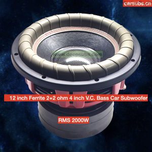 FS 42hz Strong Bass 12" Car Bass Subwoofer Speaker Competition Sub RMS 2000W Heavy Duty 12 Inch 4000W Peak SPL Car Subwoofer