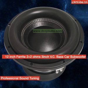 FS 28hz Strong Bass 12" Car Bass Subwoofer Speaker Competition Sub RMS 2000W 4+4 ohm 12 Inch 4000W Peak SPL Car Subwoofer