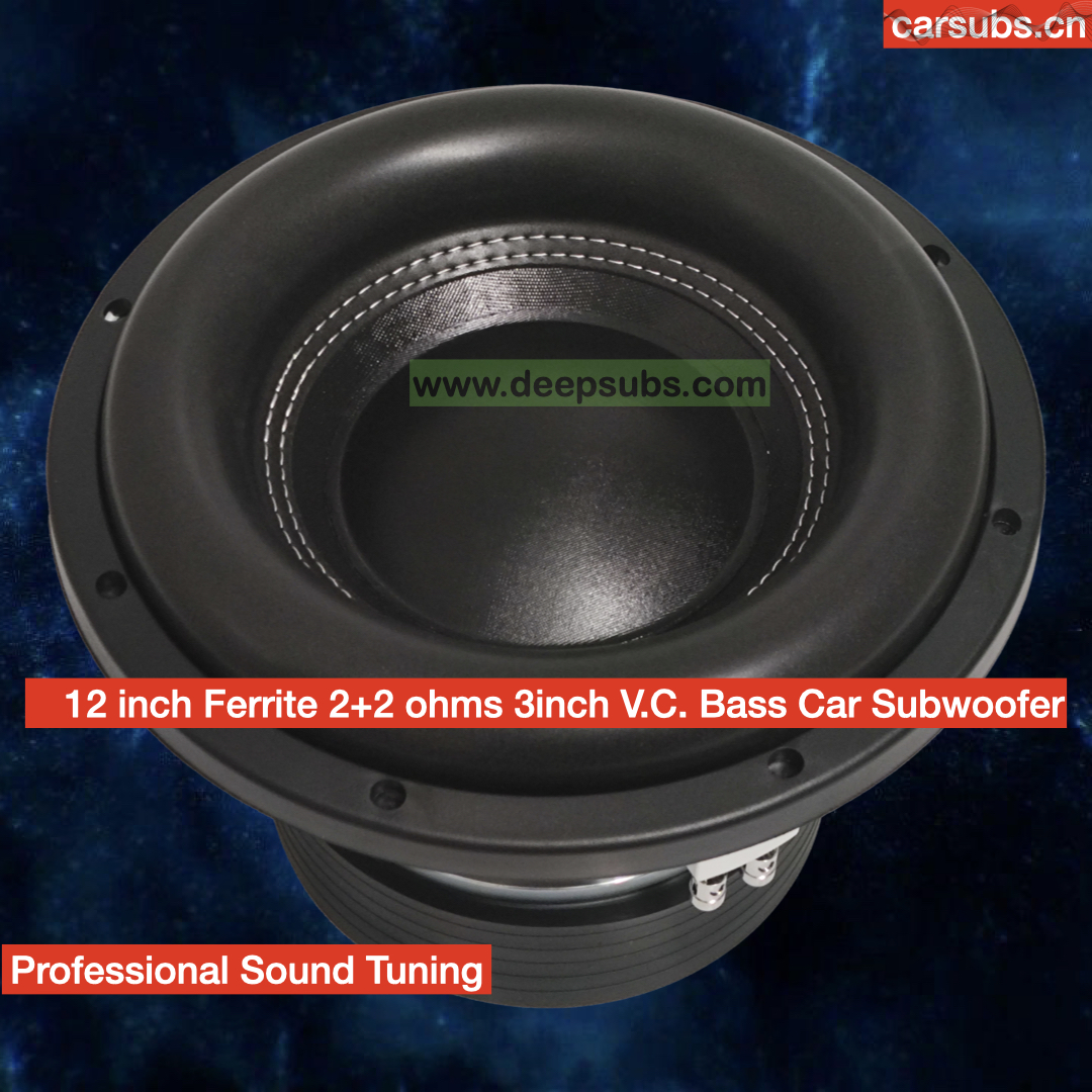 FS 28hz Strong Bass 12" Car Bass Subwoofer Speaker Competition Sub RMS 2000W 4+4 ohm 12 Inch 4000W Peak SPL Car Subwoofer