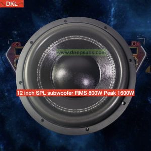 Car Stereo Subwoofer Speaker 12 Inch Sub RMS 800W Strong Punch Bass Speaker 12" 1600W Peak SPL Car Subwoofer