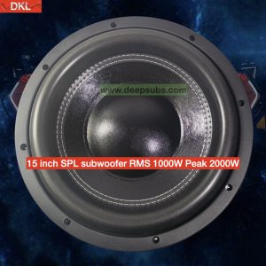 Car Stereo Subwoofer Speaker 15 Inch Sub RMS 1000W Strong Punch Bass Speaker 15" 2000W Peak SPL Car Subwoofer