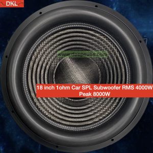Car Stereo Neodymium Subwoofer 18 Inch Competition Sub RMS 4000W Strong Punch Bass Speaker 18" 8000W Peak SPL Car Subwoofer