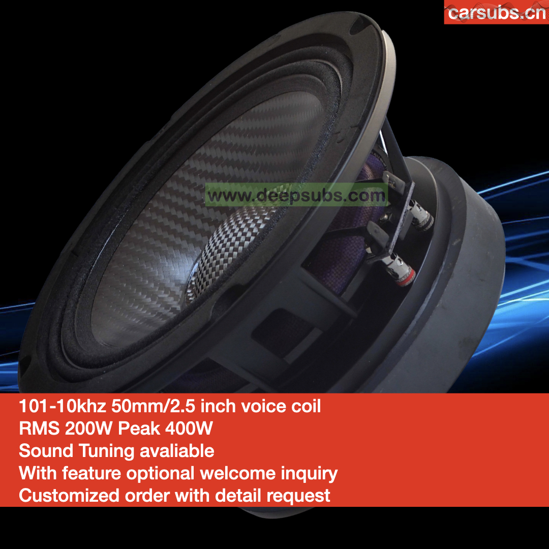 Sound Quality Car Subwoofer Speaker 6 Inch 92DB RMS 200W Peak 400W Midrange Bass 6.5" Car Speaker - Image 3