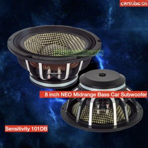 Sound Quality Car Subwoofer Neodymium Speaker 8 Inch RMS 250W Peak 500W Midrange Bass 8" Car Speaker