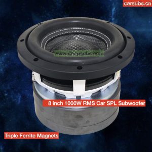 Car Midrange Bass Speaker 8 Inch RMS 1000W Triple Ferrite Midrange 8" Car Subwoofer