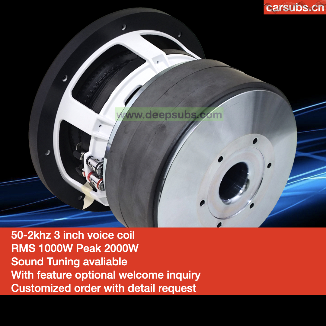 Car Midrange Bass Speaker 8 Inch RMS 1000W Triple Ferrite Midrange 8" Car Subwoofer - Image 3