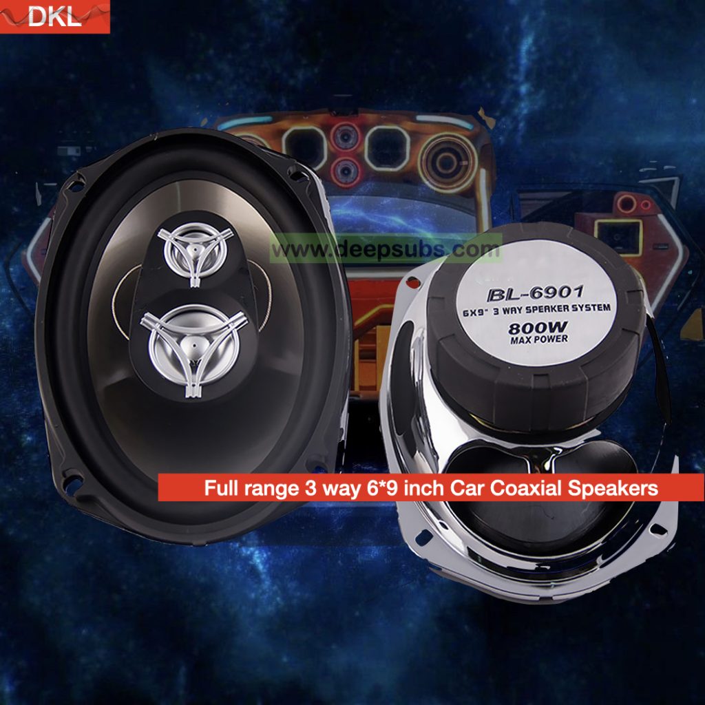 PL6901 Car Audio Subwoofer Speaker 6*9 Inch 4-way Full Range Door Speakers Strong Bass Car Coaxial Speakers