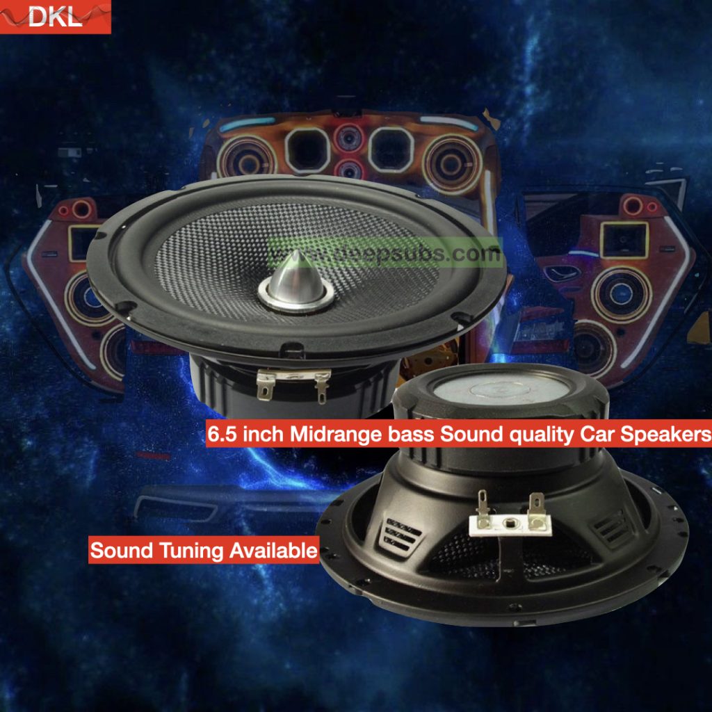 Sound Quality Car Audio Speaker 6.5 Inch 3 Way Components Midrange Bass 6.5" Car Door Speaker