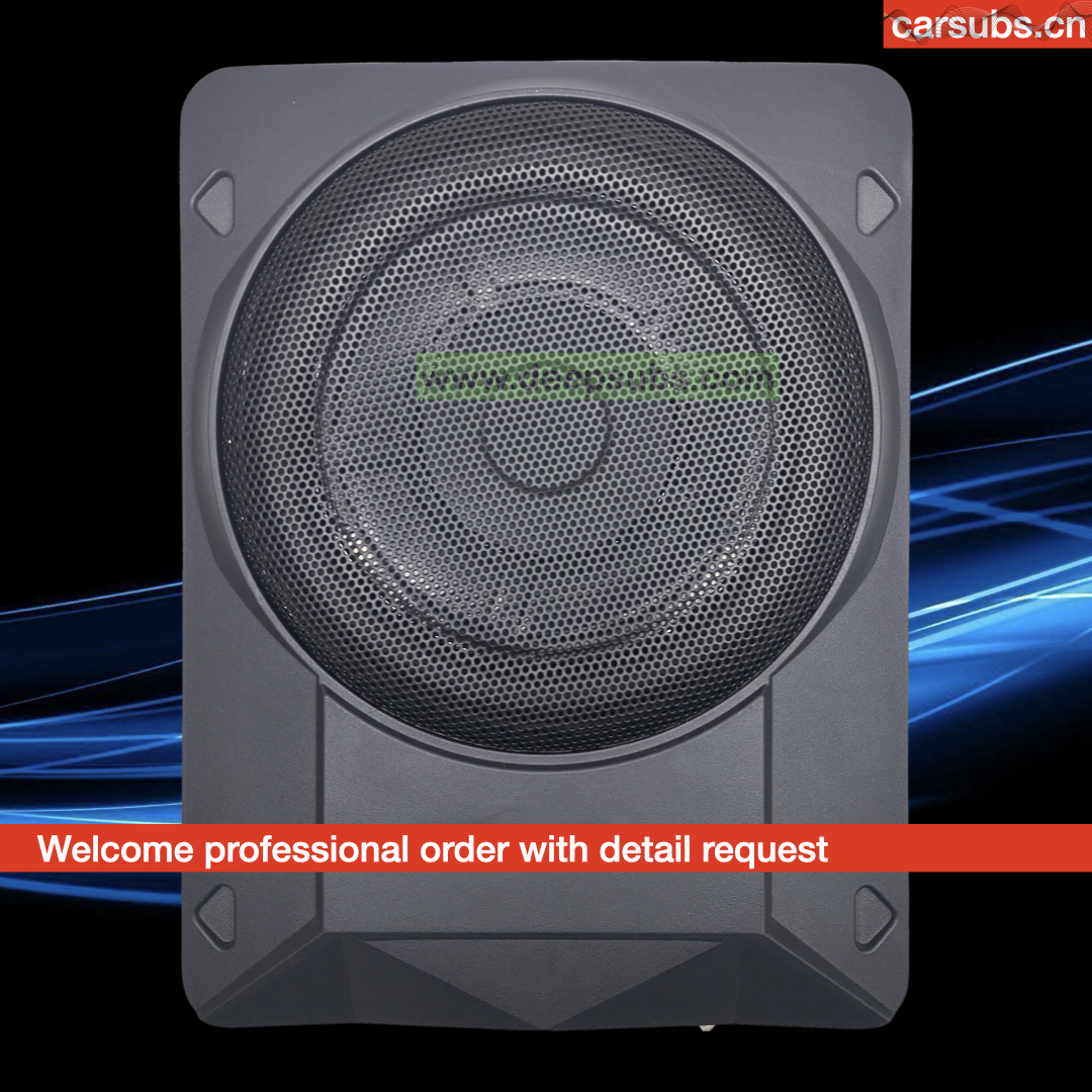 Car Stereo 10 Inch Slim Subwoofer RMS 120W Strong Bass Peak 1000W Strong Bass Under Seat Car Active Subwoofer - Image 3