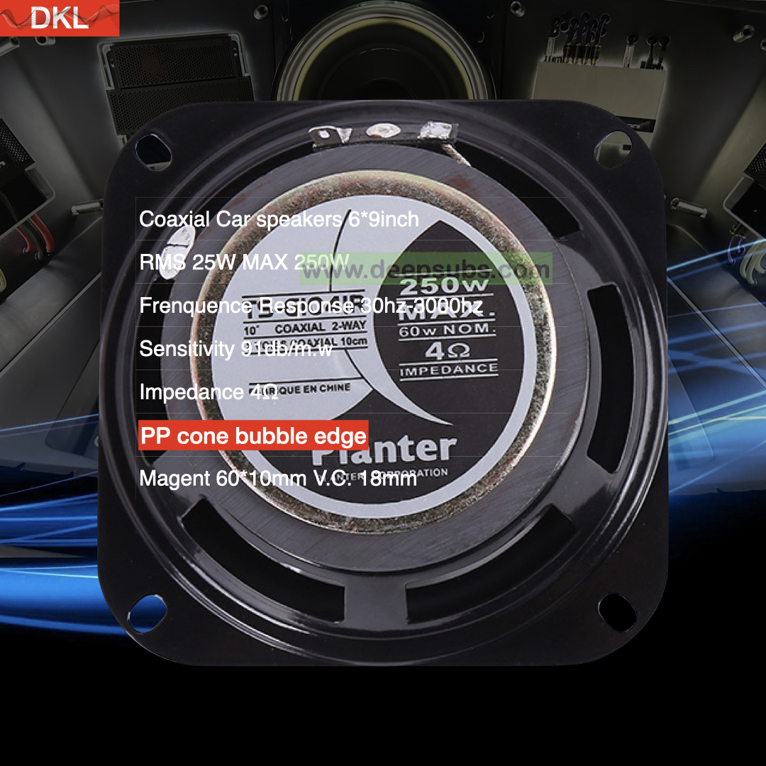 TS-1641 Car Audio Subwoofer Speaker 6 Inch 3 Way Full Range Door Speakers Strong Bass Car Coaxial Speakers - Image 2