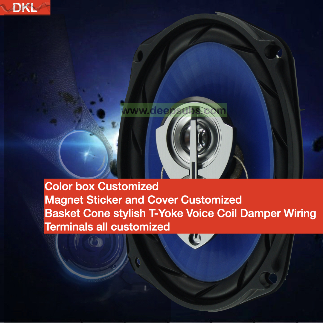 TS-6947 Car Audio Subwoofer Speaker 6*9 Inch 3 Way Full Range Door Speakers Strong Bass Car Coaxial Speakers - Image 3