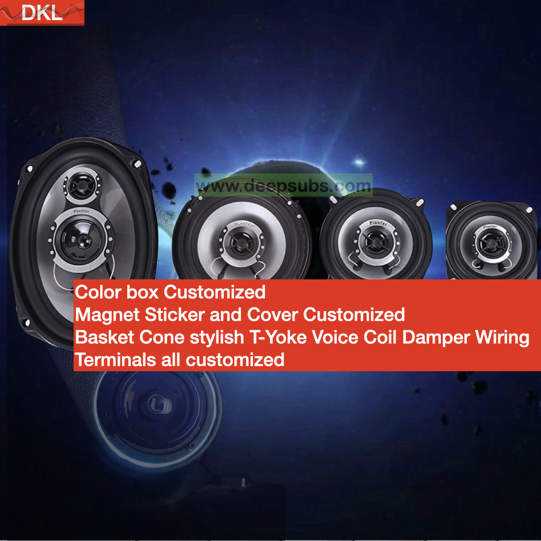 TS-G6941 Car Audio Subwoofer Speaker 6*9 Inch 3 Way Full Range Door Speakers Strong Bass Car Coaxial Speakers - Image 3