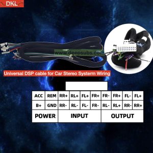 1.5m Universal Car CD Radio Stereo Speaker DSP Power Wire Harness Connector 20 Pin Female Plug Tail Dsp Audio Power Cable