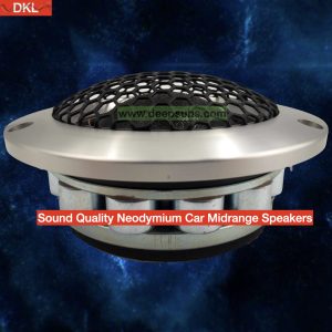 Sound Quality Neodymium Car Midrange Speakers Peak 300W Aluminium Alloy Silk Cone 4" Car Neodymium Speakers