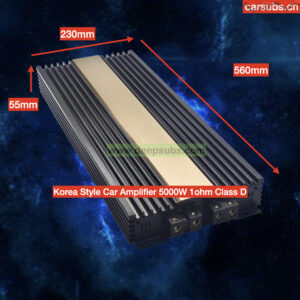 Korea Style RMS 5000W Korea Board 1ohm Car Subwoofer Amplifier Class D Peak 5000W Strong Bass Monoblock Car Amplifier