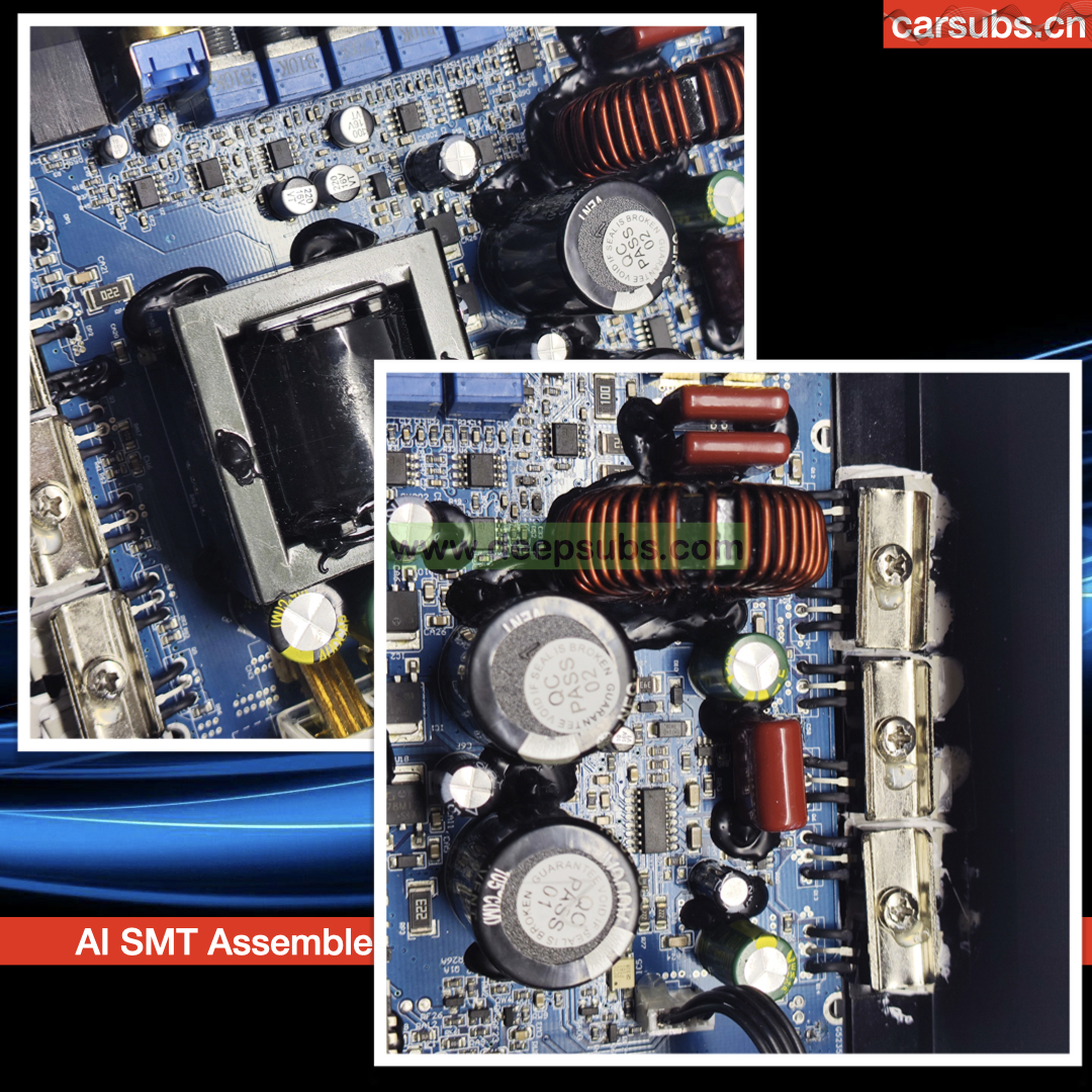 Brazilian 1 Ohm Car Subwoofer Amplifier Class D Midrange Bass RMS 1000W Peak 2000W SPL Strong Bass Monoblock Car Amplifier - Image 4