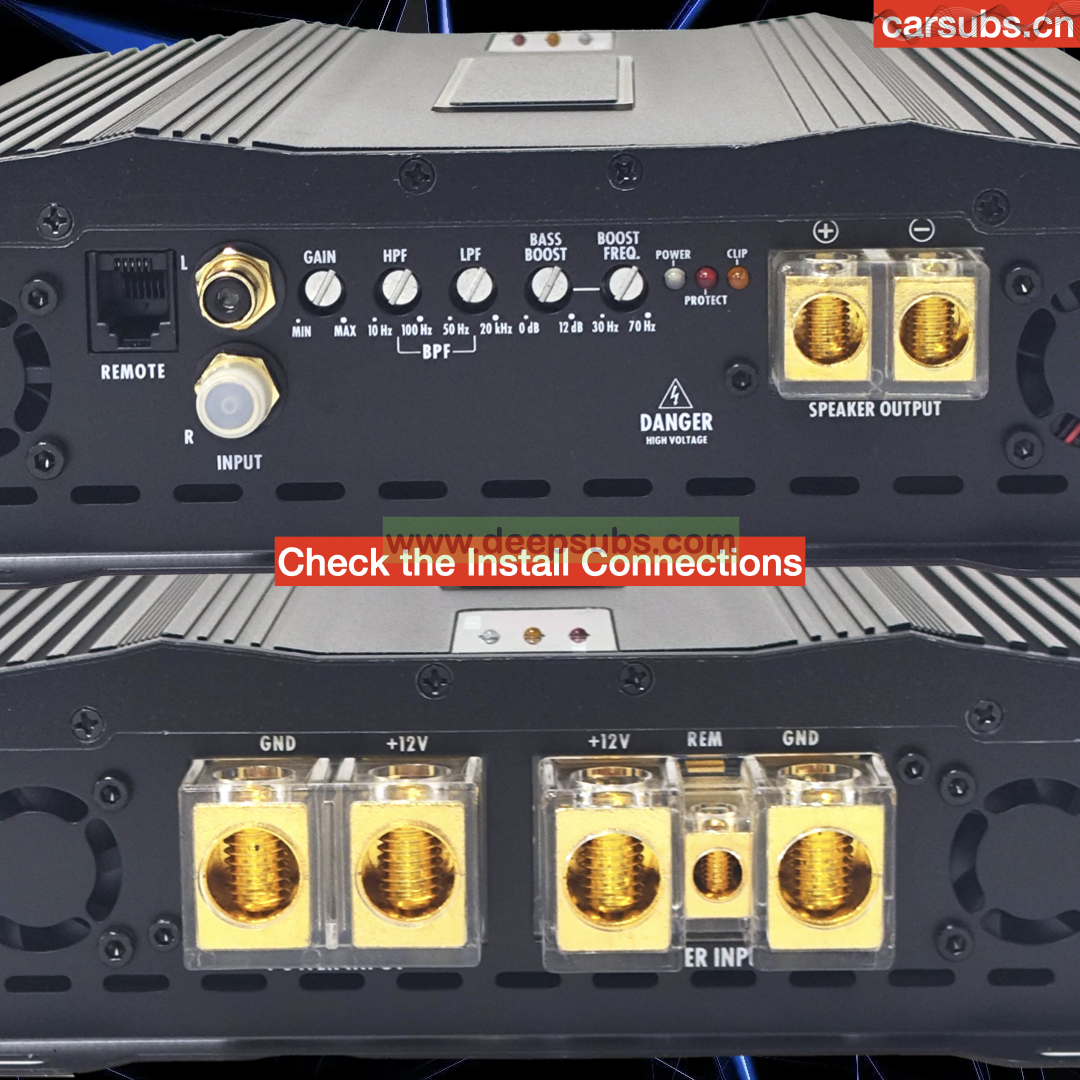 RMS 5000W Brazilian 1 Ohm Car Subwoofer Amplifier Class D Full Range Peak 10000W SPL Strong Bass Monoblock Car Amplifier - Image 3