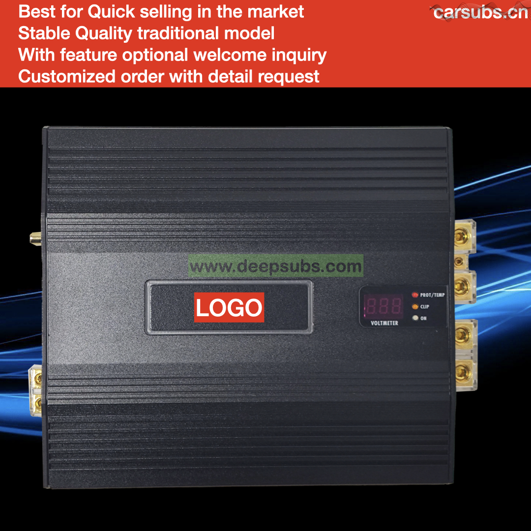RMS 5000W Brazilian 1 Ohm Car Subwoofer Amplifier Class D Full Range Peak 10000W SPL Strong Bass Monoblock Car Amplifier - Image 5