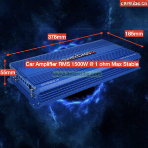 1500W Mono Block Car Amplifier Class D 1CH Peak 3K Class D Car Amplifier