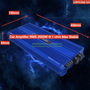 2000W Mono Block Car Amplifier Class D 2K RMS 2000W Monoblock 1CH Class D Car Amplifier